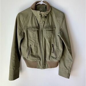 TRF Canvas Bomber Style Jacket women's Large